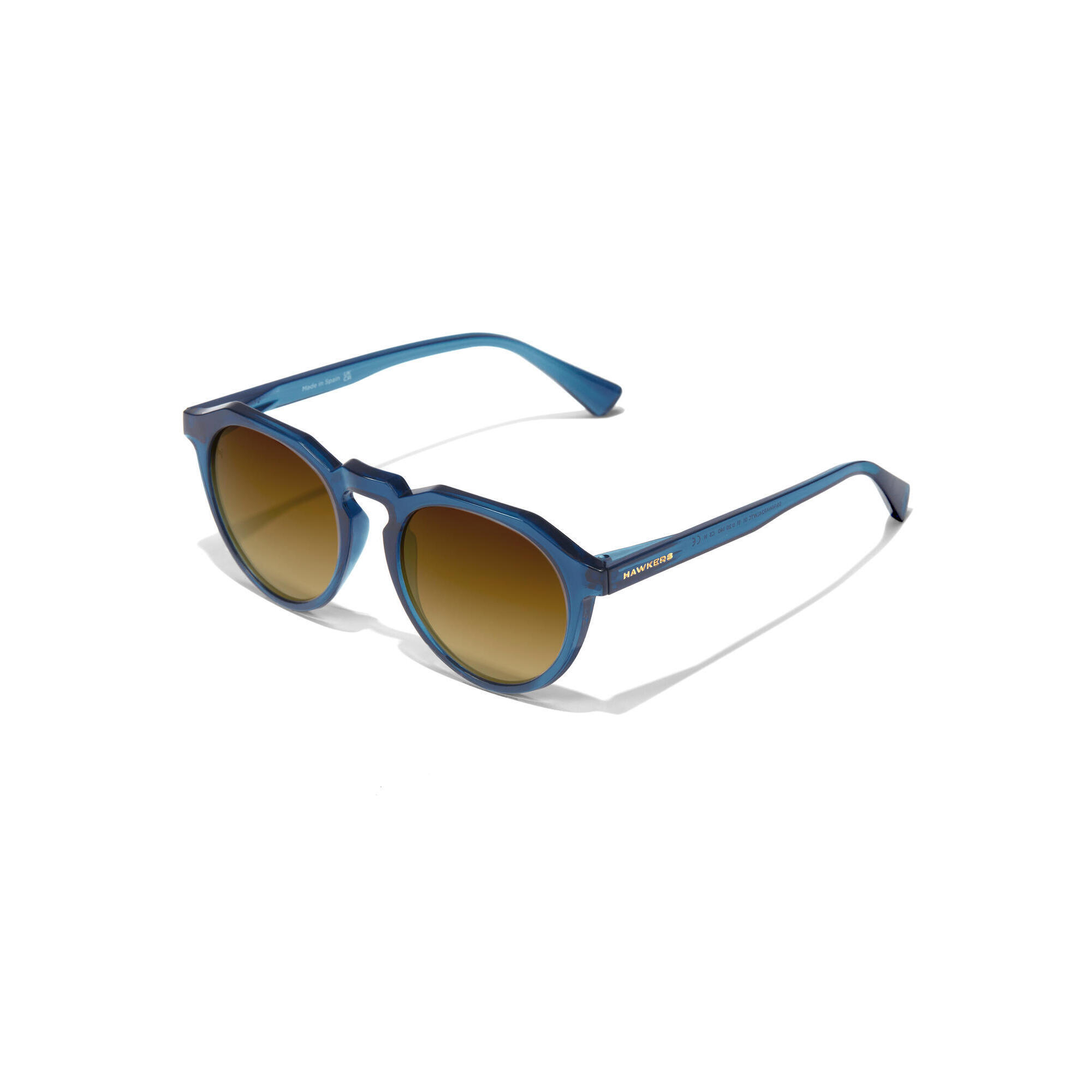 Hawkers - Hawkers - Lunettes De Soleil Pour Homme Et Femme Warwick Raw Navy Peanut Butter - Lunettes De Soleil - Bleu|marron - Taille Unique - Decathlon