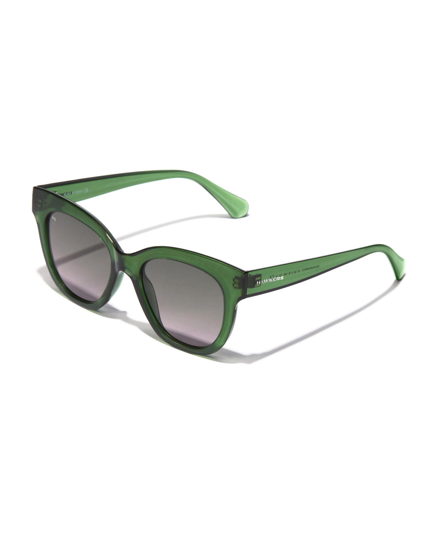 Hawkers - óculos de sol para homem e mulher audrey raw - dark green aurora