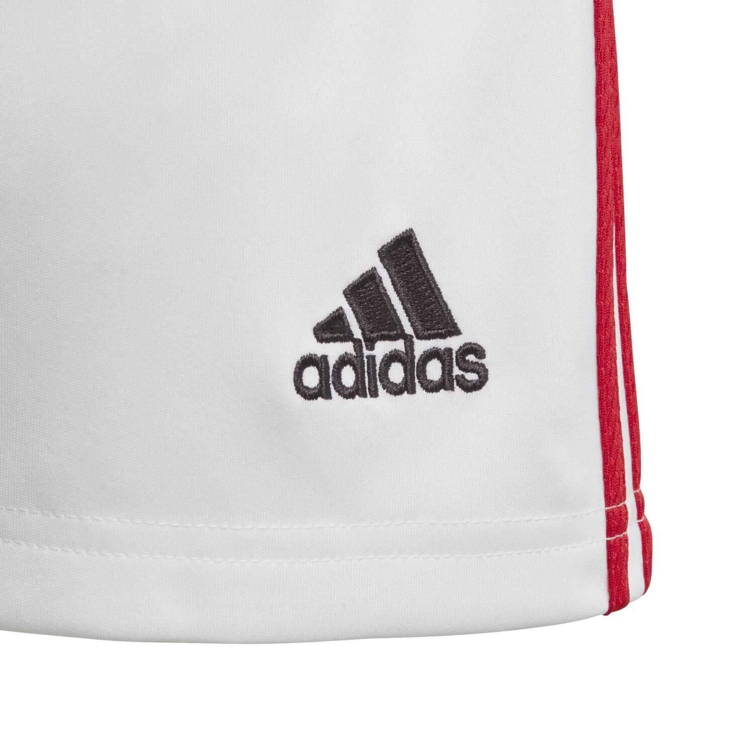 Pantaloncini Unisex Bambini Adidas Manchester United Home, Bianco, Taglia 13-14 2/5