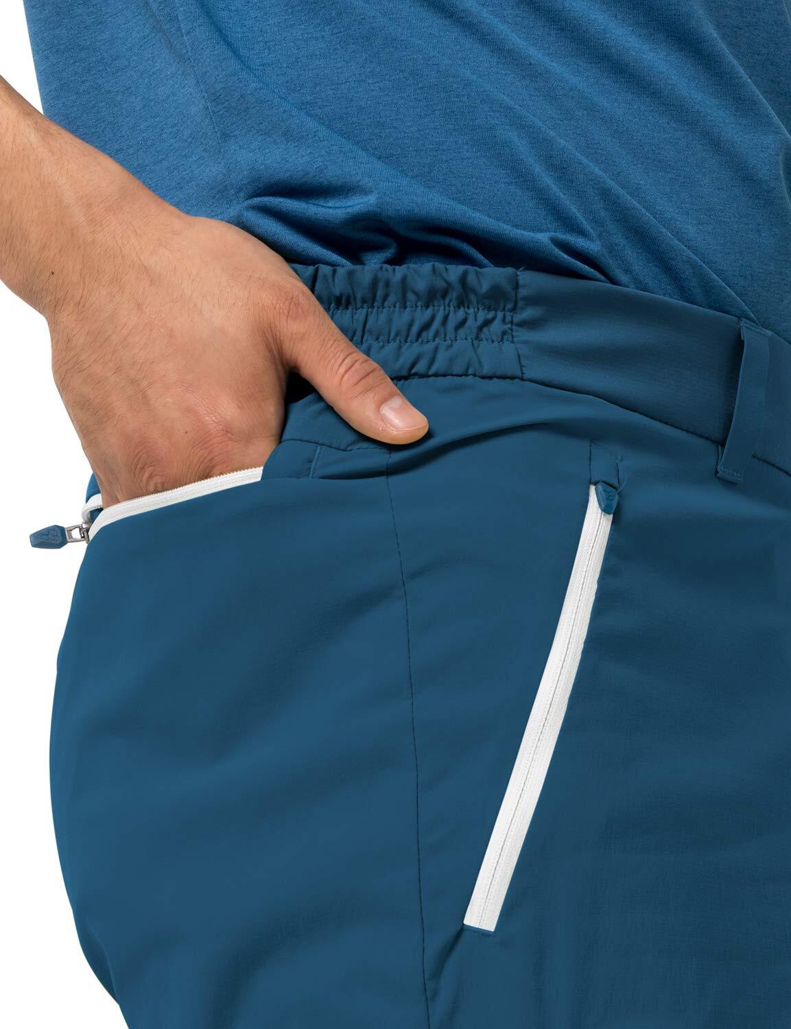 Jack Wolfskin Overland - Pantaloncini trekking uomo, Taglia M, Cobalto 2/3