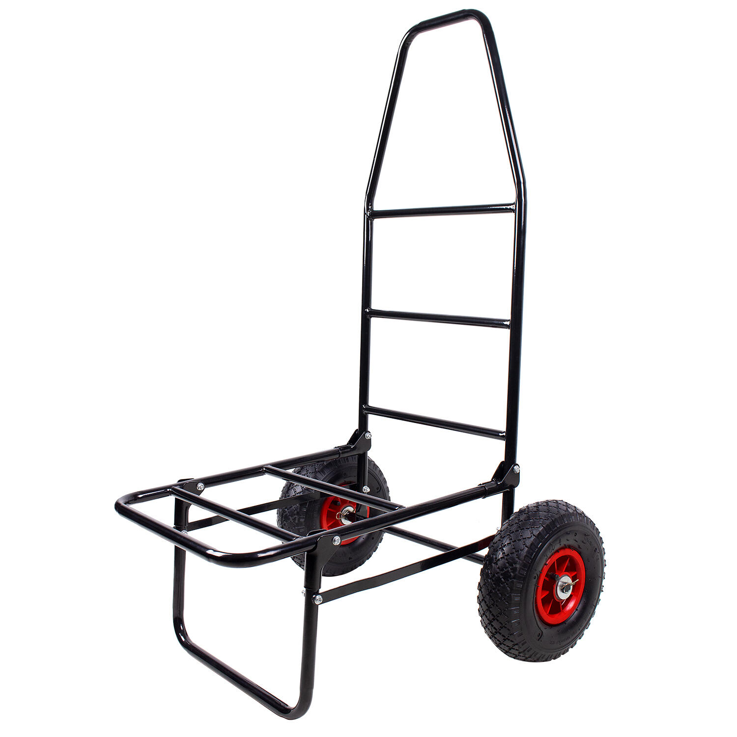 ARAPAIMA FISHING EQUIPMENT Transportwagen klappbar | Luftreifen | 100 kg | Sackkarre | Angeln | Schwarz