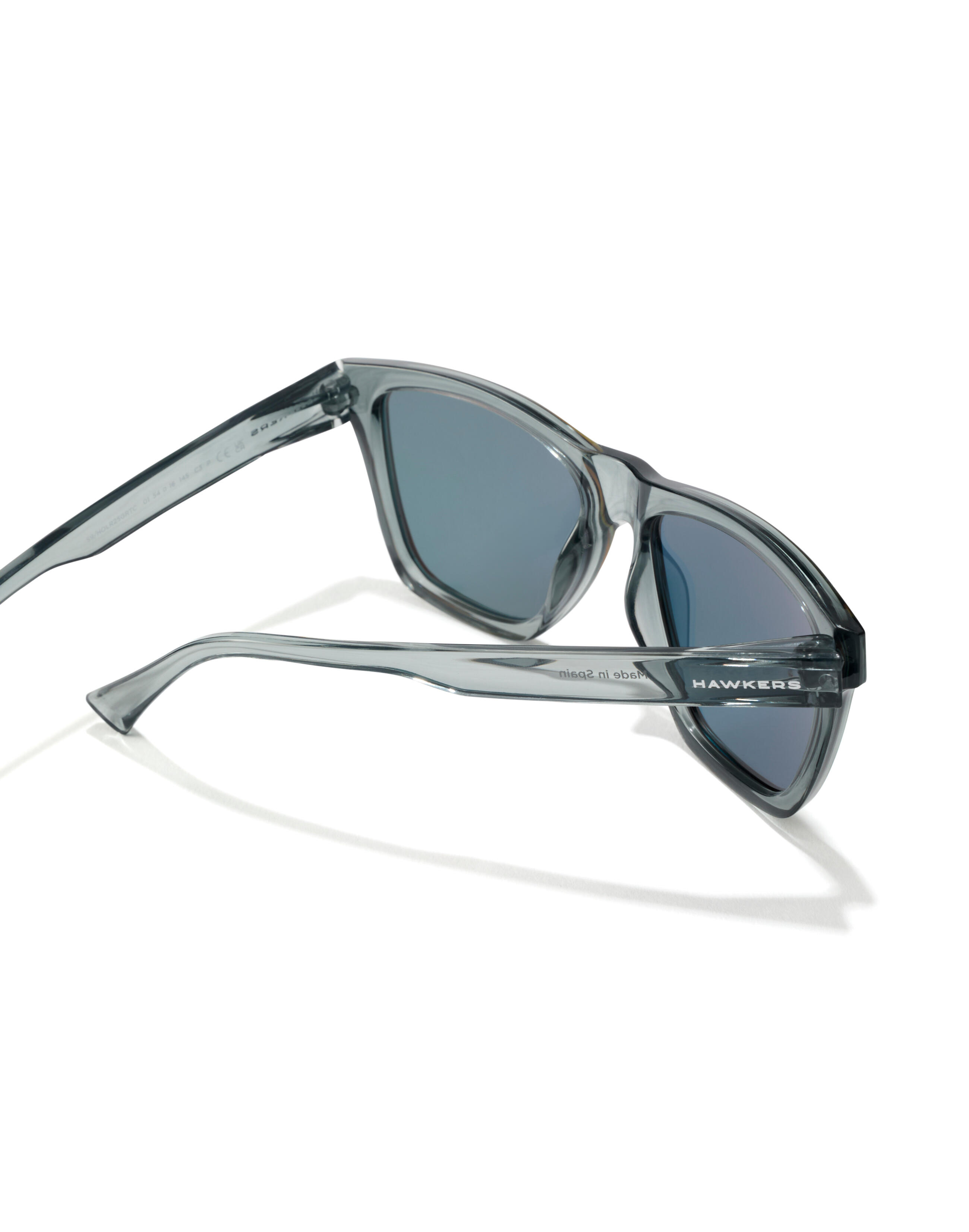 HAWKERS - Lunettes de soleil Homme et Femme ONE LS RAW POLARIZED GREY SMOKE RED 3/5
