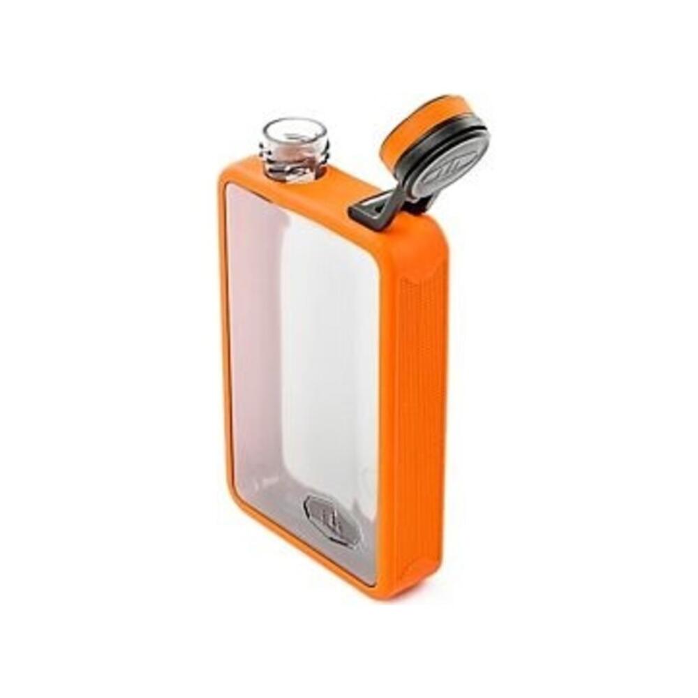 GSI Boulder Flask 300ml – Borraccia Tascabile Leggera in Plastica (Arancione) 3/4