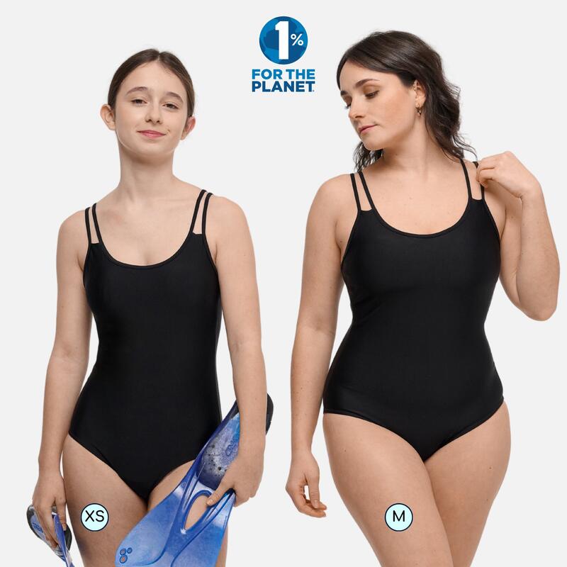 Maillot de Bain Menstruel 1 Pièce | Femme & Ado | Flux Moyen | Stella