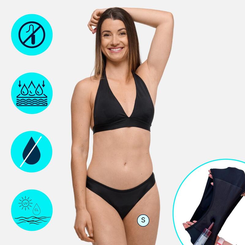 Bas de Maillot de Bain Menstruel | Femme & Ado | Flux Moyen | Eva