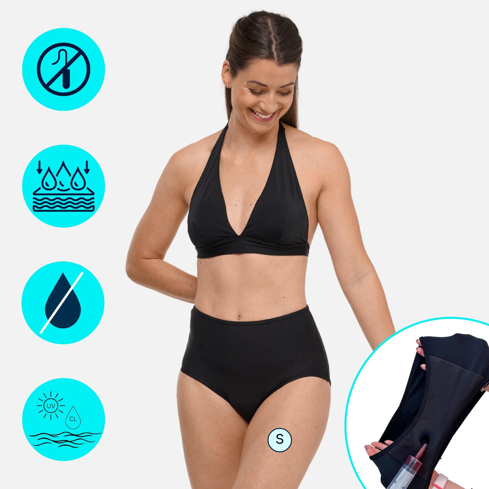 Menstruatie Bikinibroekje | Dames en Tieners | Middelmatige Menstruatie | Naya 3/8