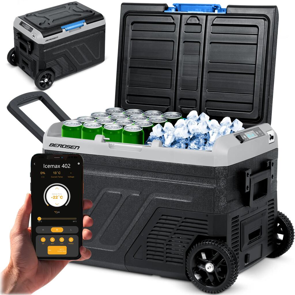 Icemax 402 Berdsen 40-liter compressor travel refrigerator - black