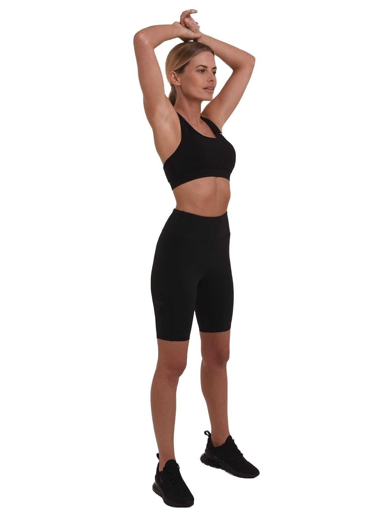 Women's Equilibrium Yoga Shorts - Black 5/6