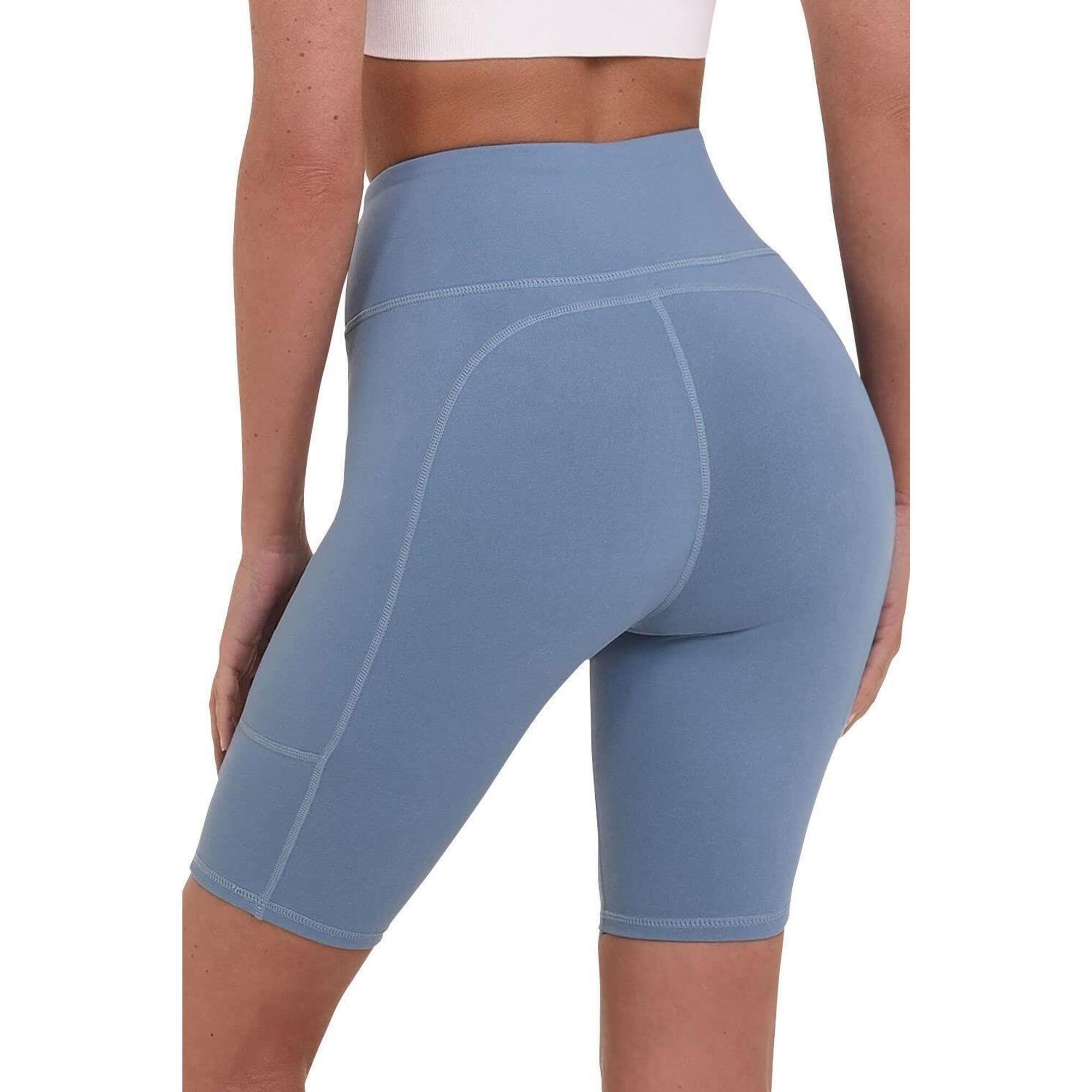 TCA Femmes Eguilibrium Short Yoga avec Poche pour Smartphone - Rose Foncé, XS