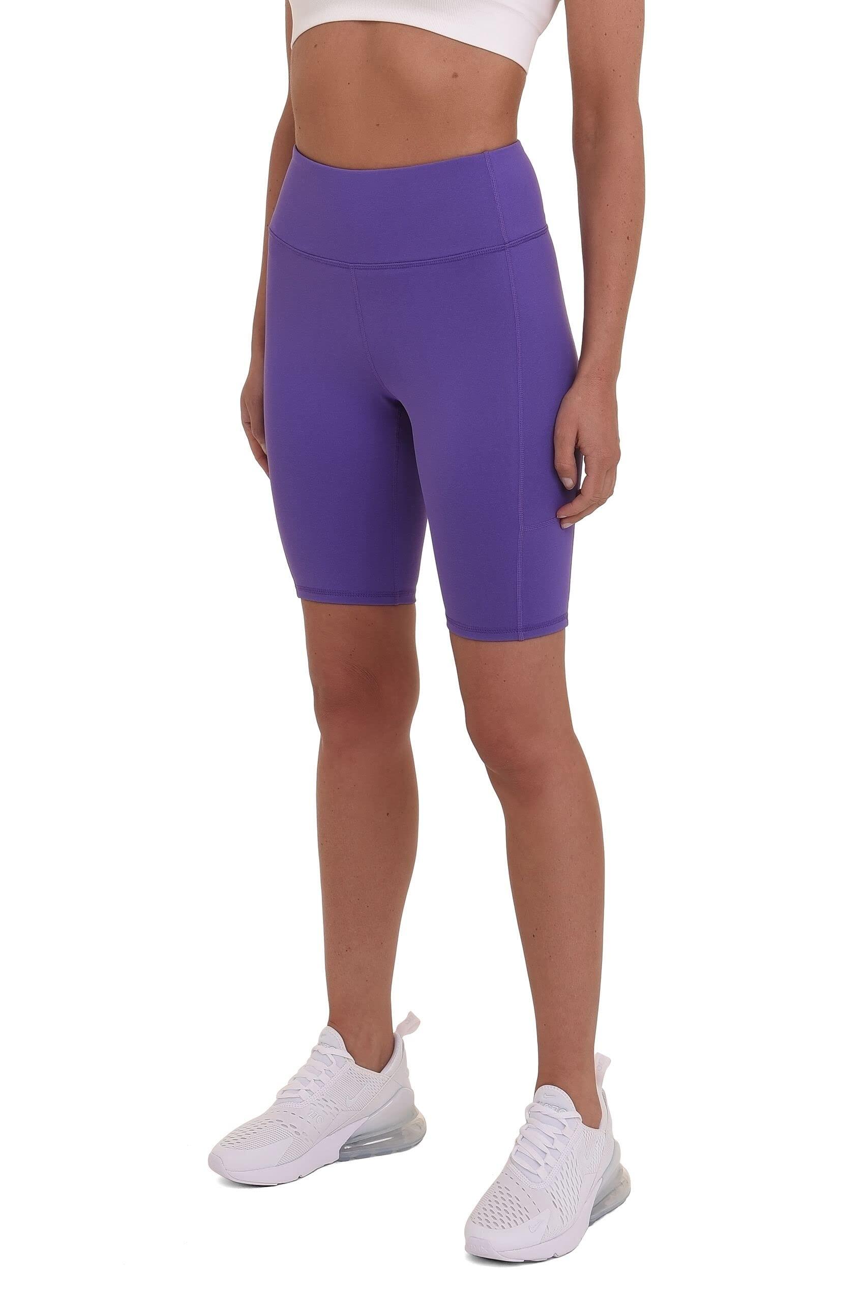 Women's Equilibrium Yoga Shorts - Passion Flower 4/6