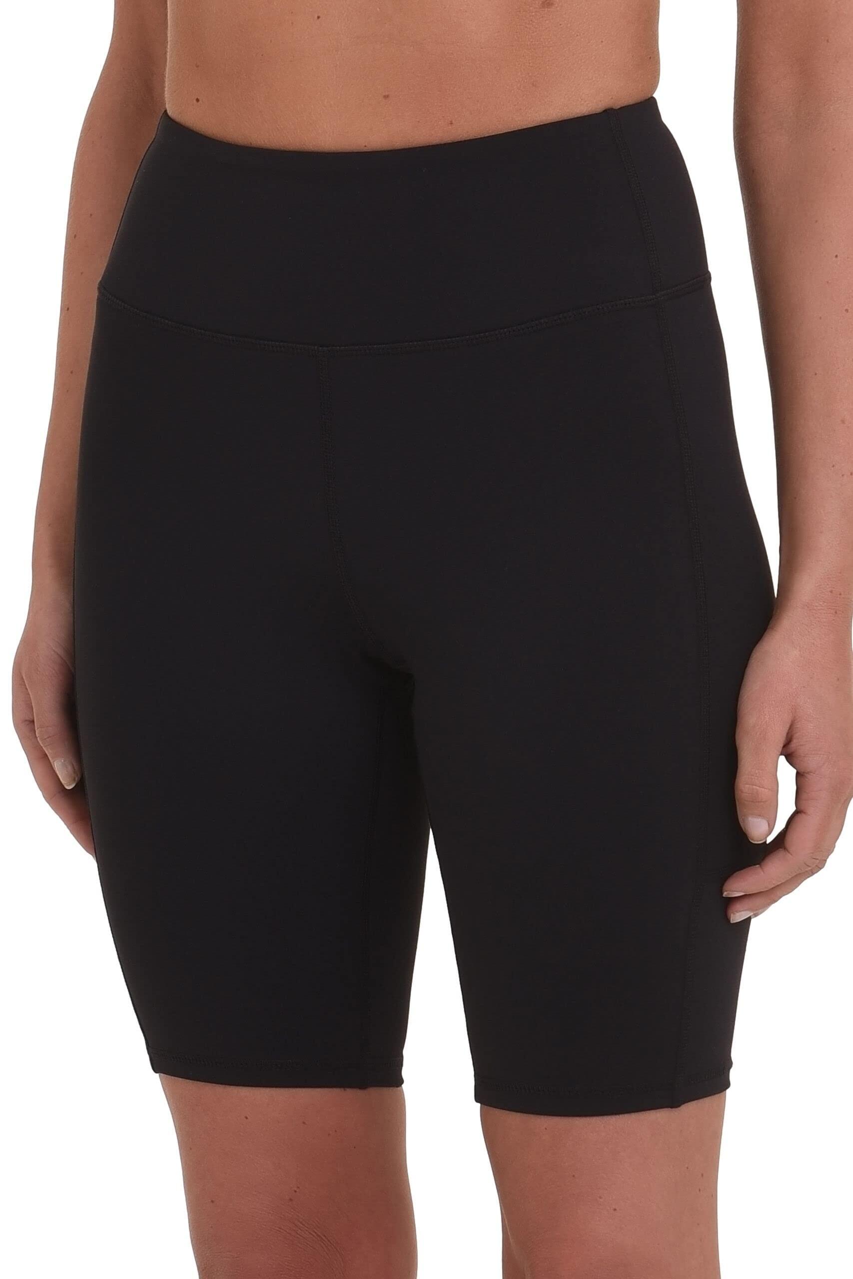 Women's Equilibrium Yoga Shorts - Black 3/6