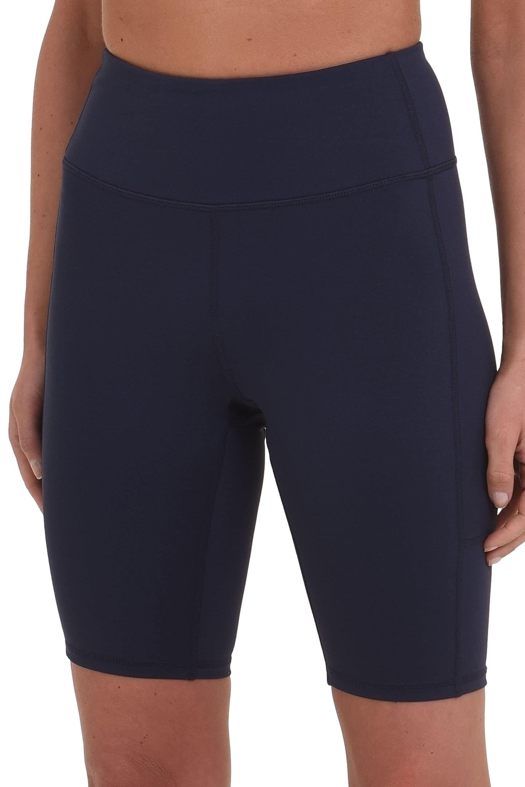 Women's Equilibrium Yoga Shorts - Navy Eclipse 3/6