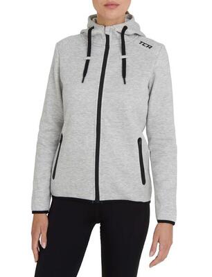 Vrouwen revolutie tech hoodie met ritssluiting zakken