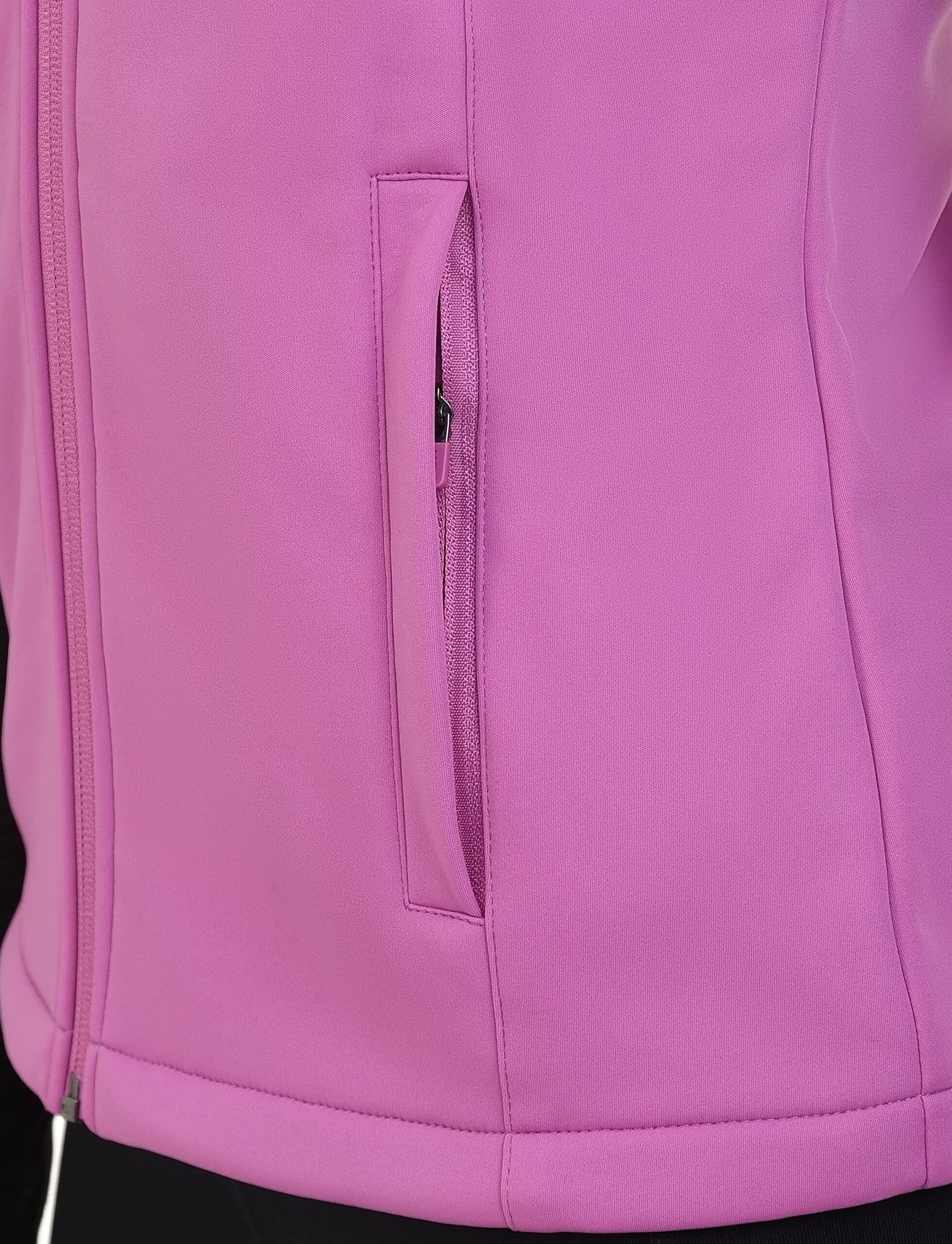 Women's Wind Proof Gilet with Zip Pockets - Spring Crocus (Pink) 3/6