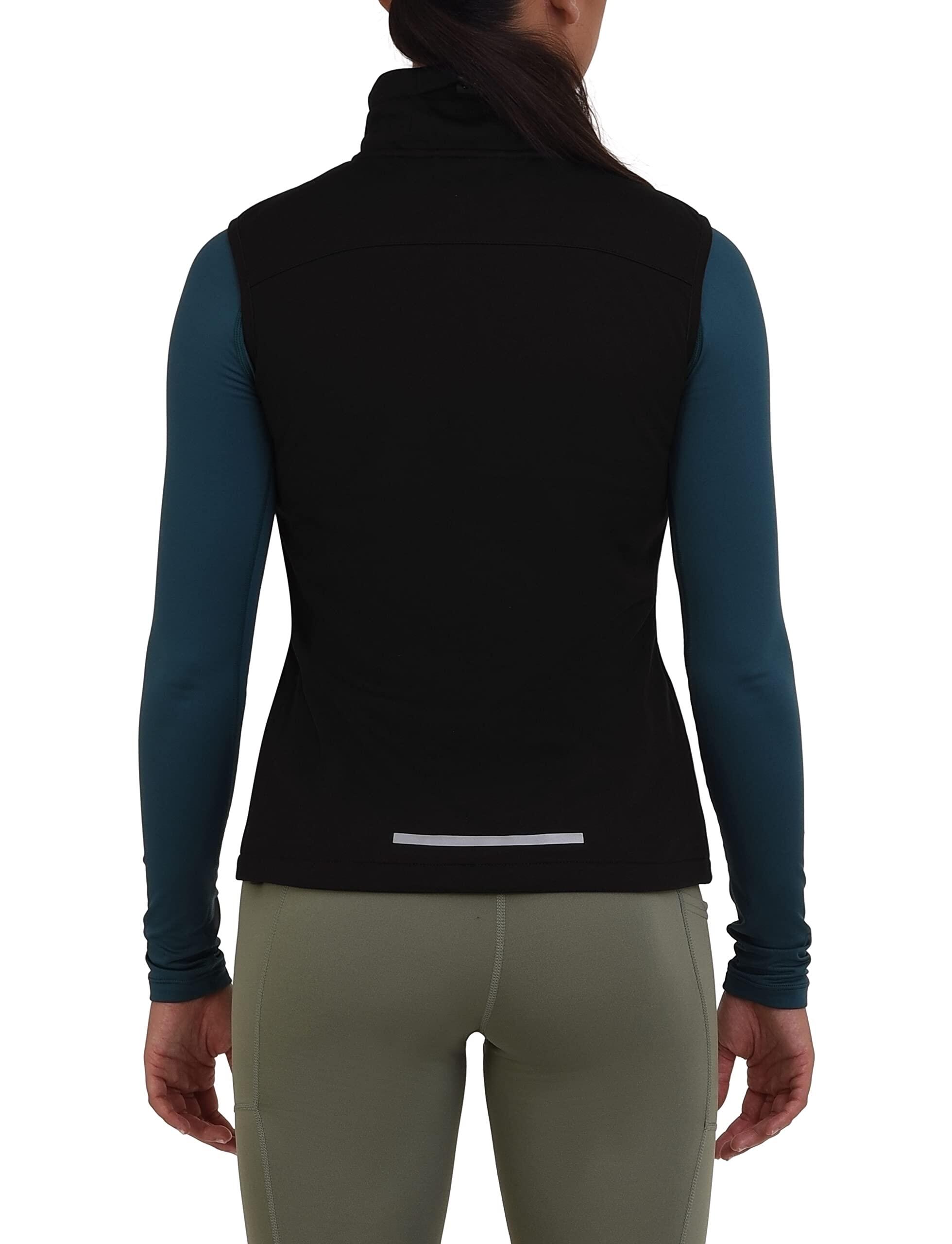 Women's Wind Proof Gilet with Zip Pockets - Black Stealth 2/6