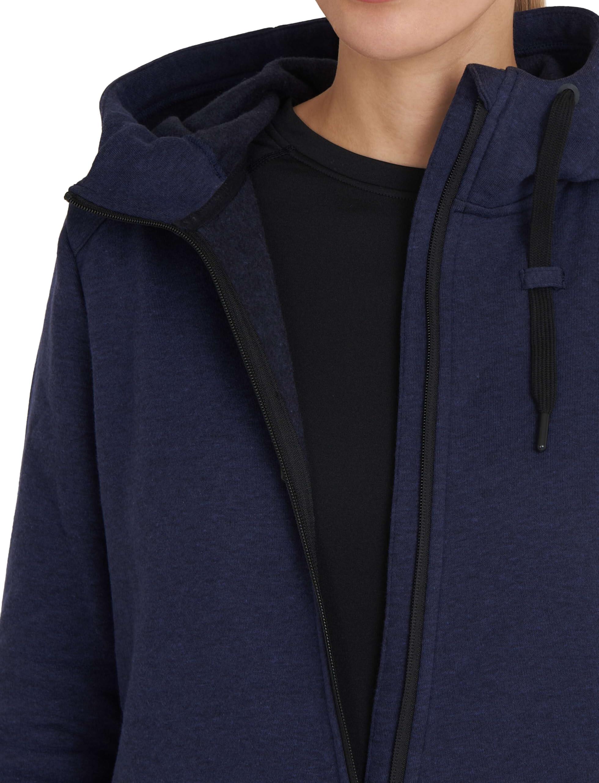 Women's Revolution Tech Hoodie with Zip Pockets - Navy Marl 4/7