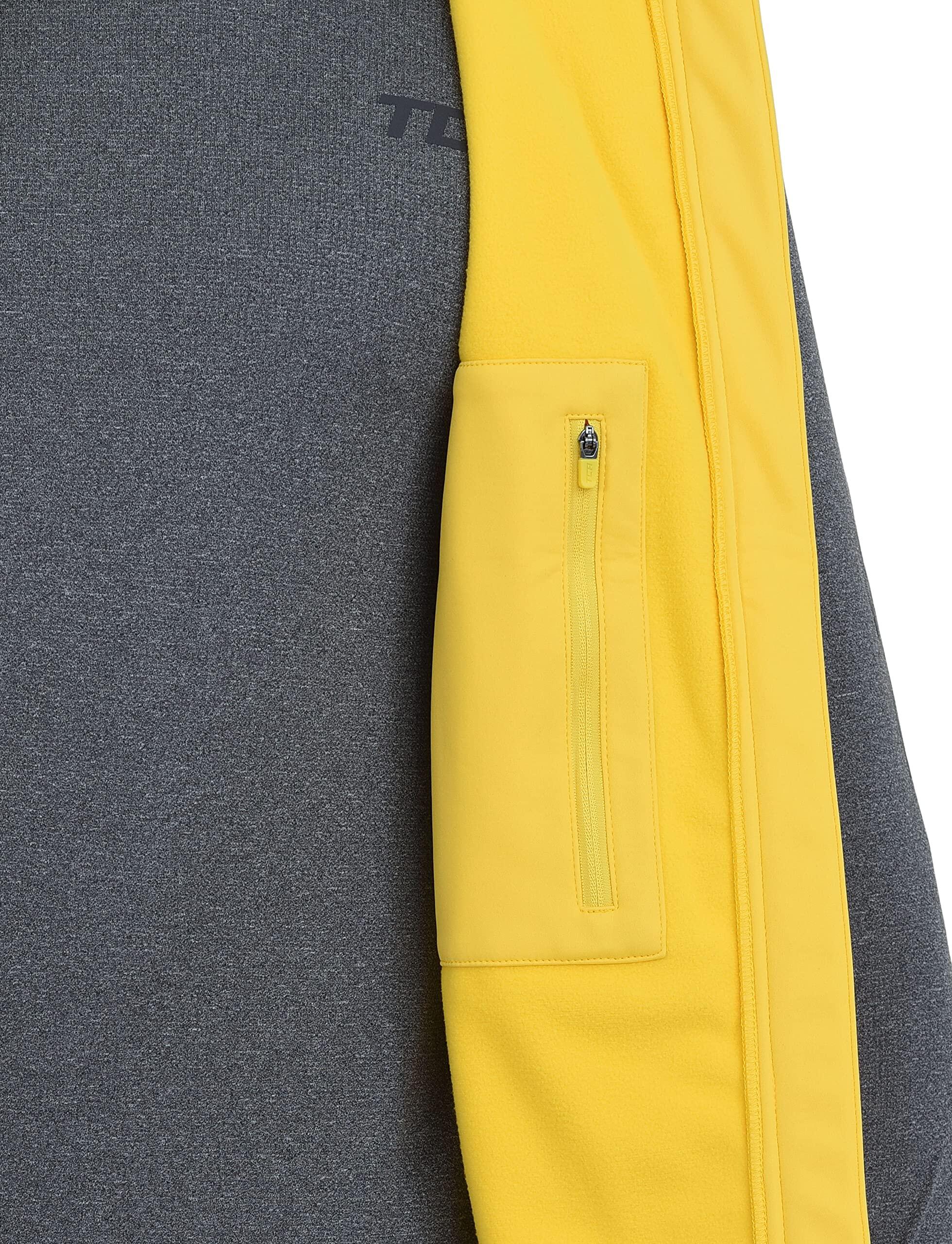 Men's Flyweight Wind-Proof Gilet with Zip Pockets - Vibrant Yellow 4/6