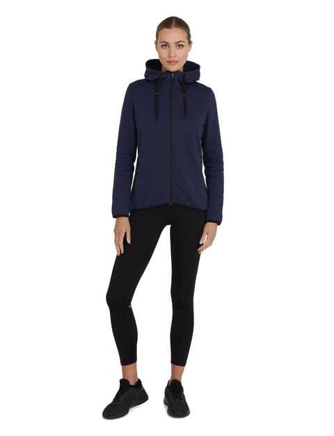 Women's Revolution Tech Hoodie with Zip Pockets - Navy Marl 6/7