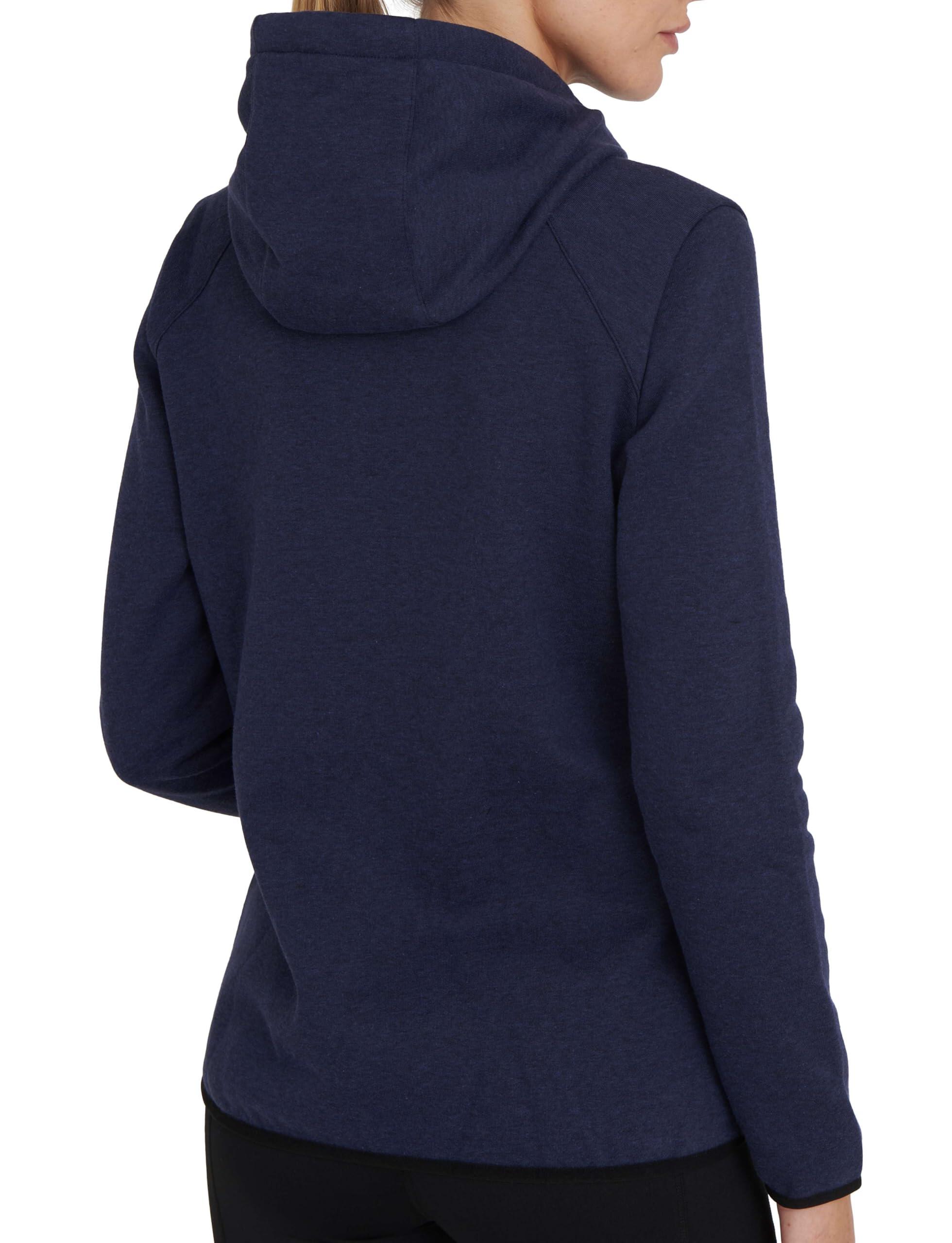 Women's Revolution Tech Hoodie with Zip Pockets - Navy Marl 2/7