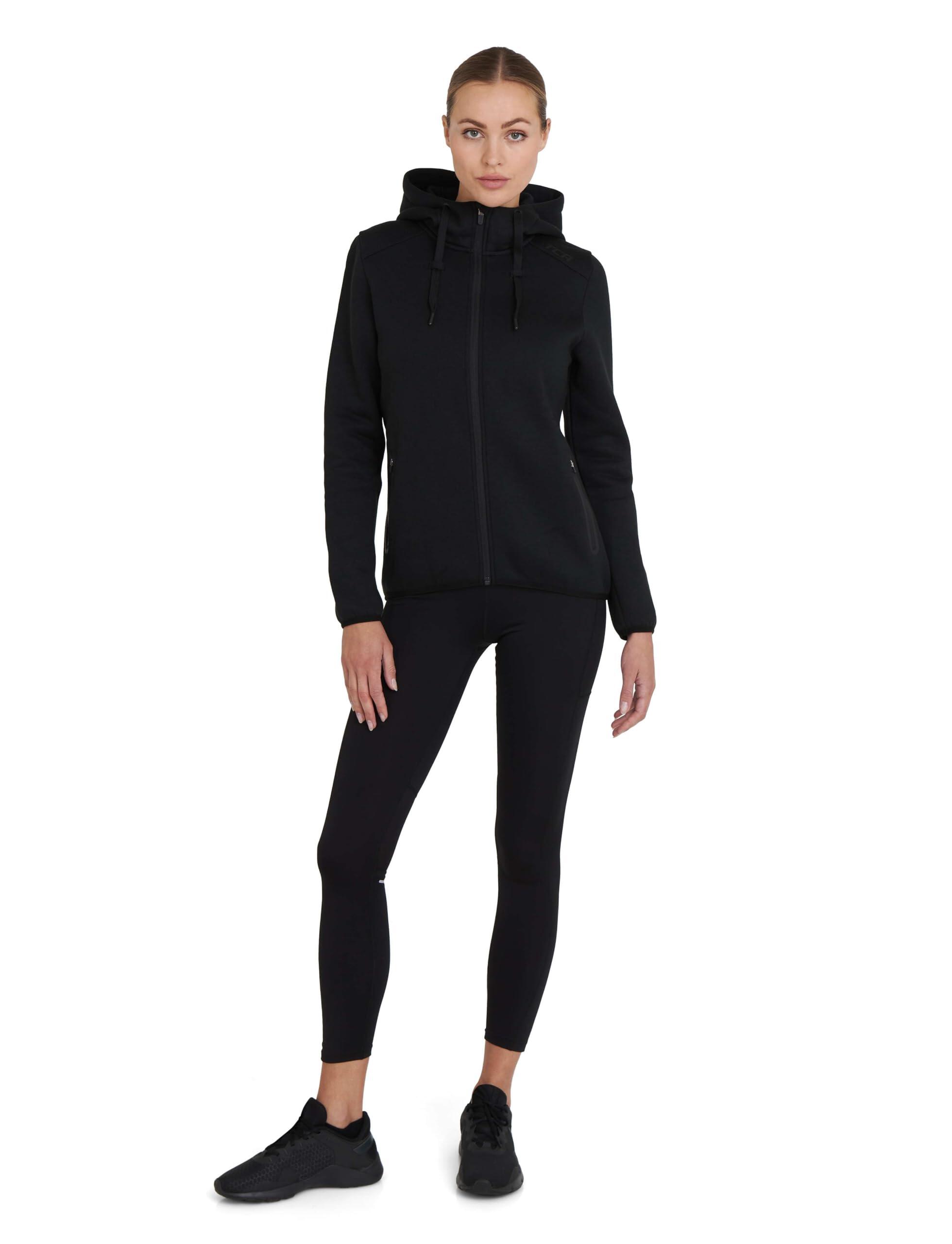 Women's Revolution Tech Hoodie with Zip Pockets - Black Marl 6/7