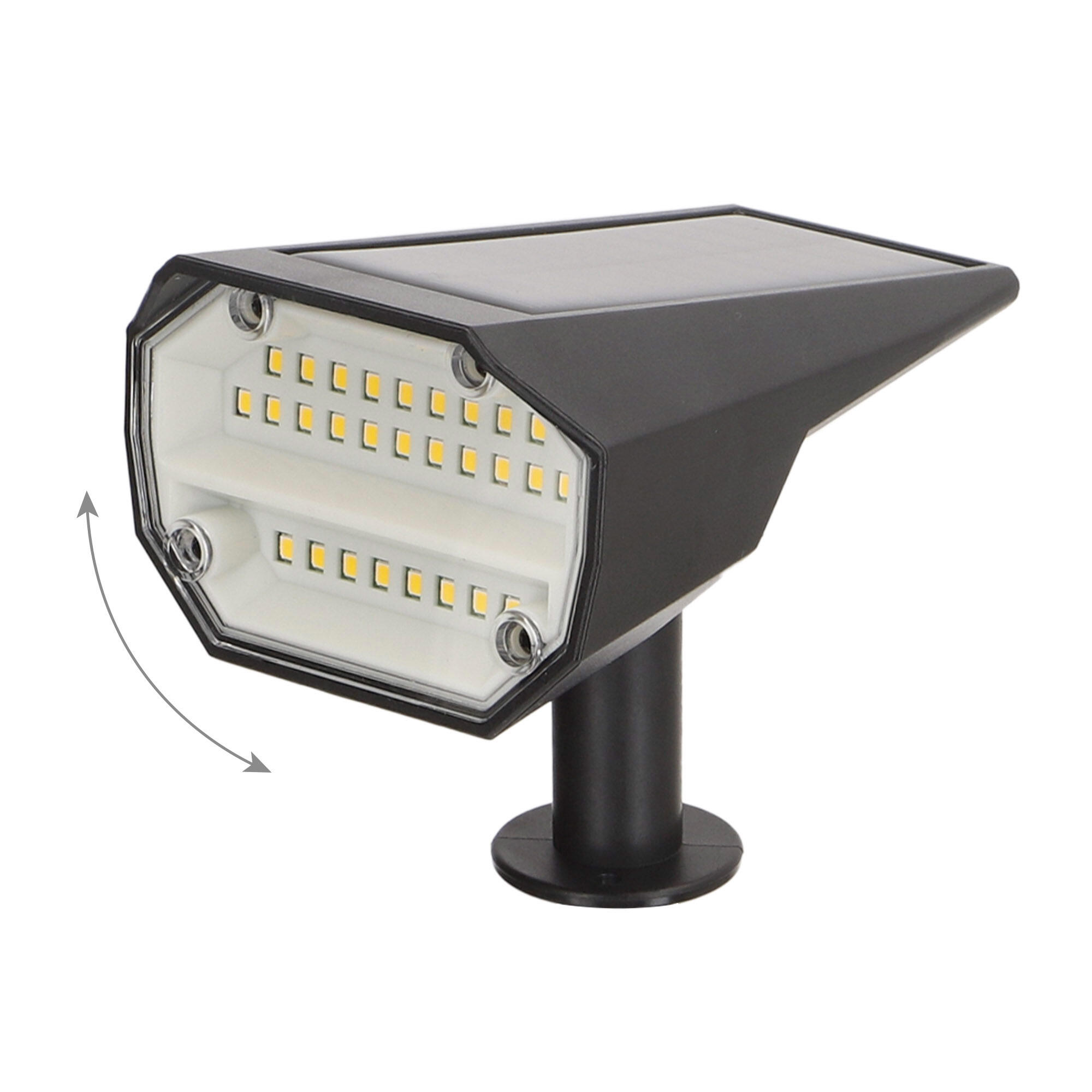 Aktive Conjunto de 6 balizas solares LED de luz quente com 2 intensidades 6/7