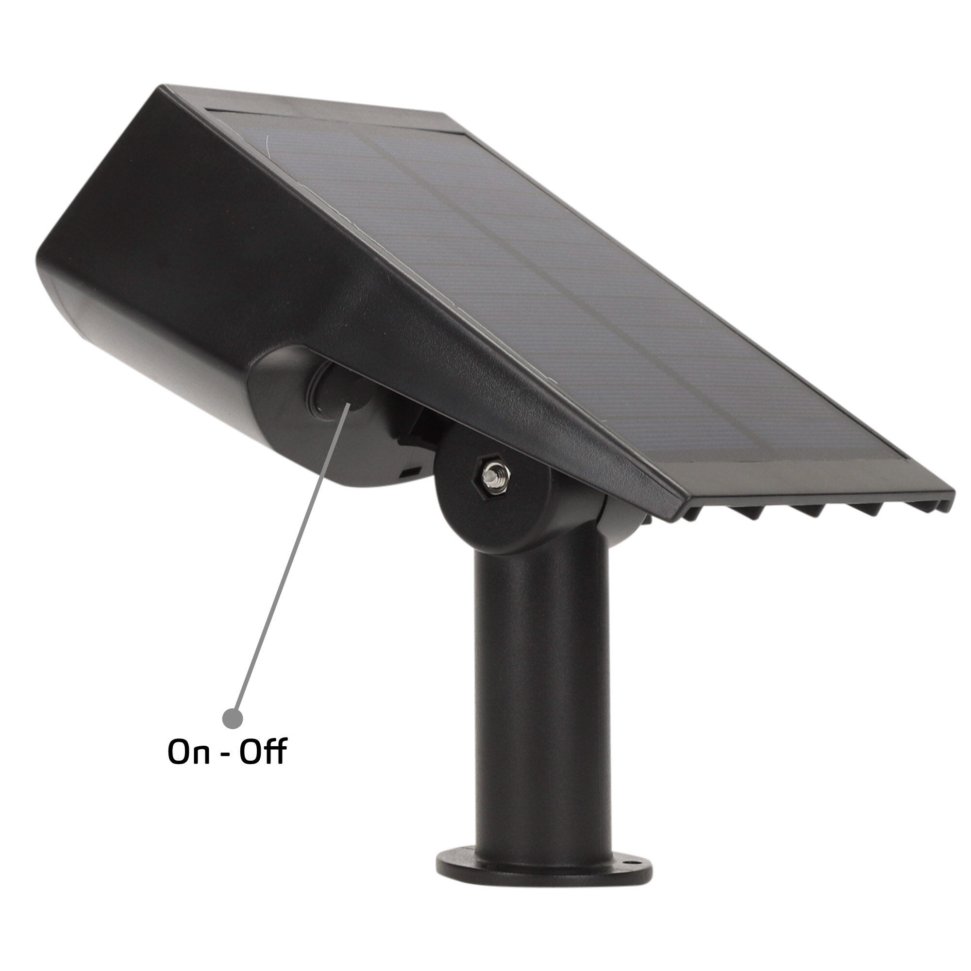 Aktive Conjunto de 6 balizas solares LED de luz quente com 2 intensidades 5/7