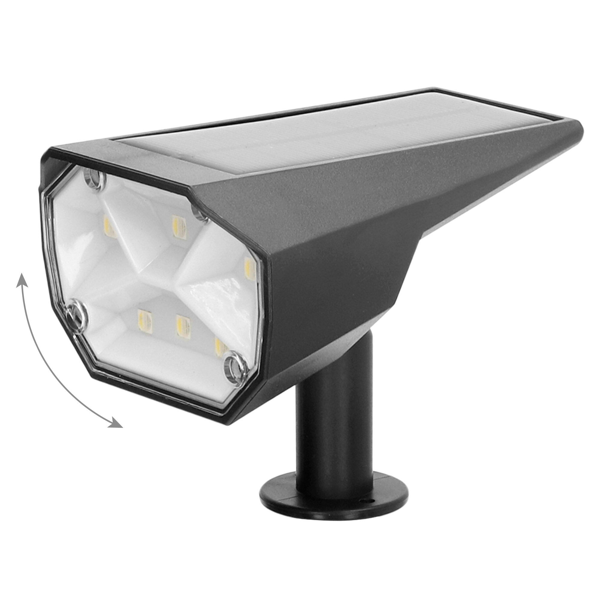 Aktive Conjunto de 6 balizas solares LED, luz fixa e colorida, 5-10 lúmens 6/7