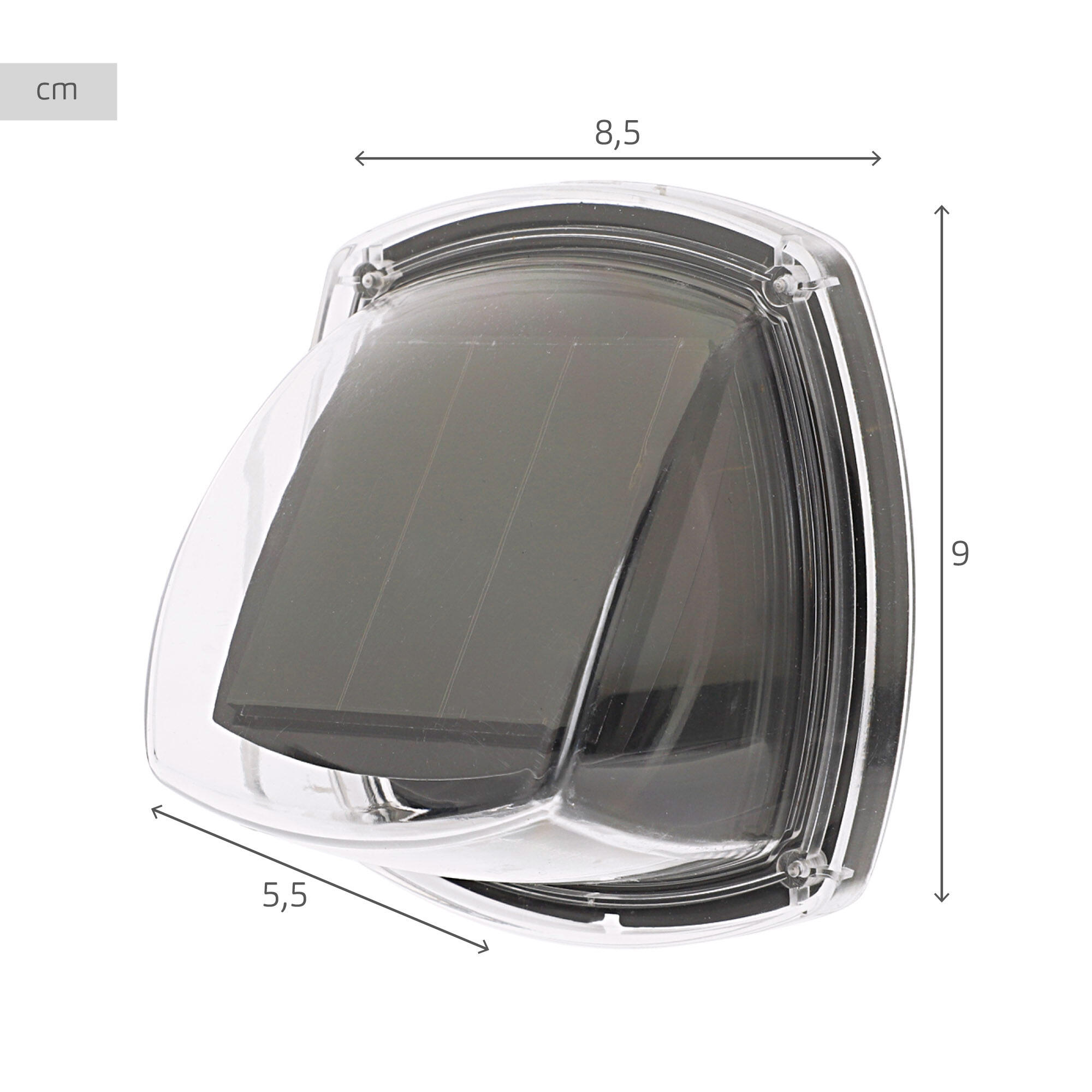 Aktive Lot de 12 appliques solaires LED 3 lumens IP44 4/7
