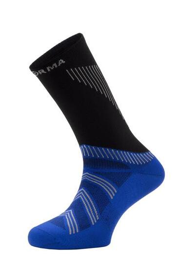 Calza tecnica running media compressione antibatterica