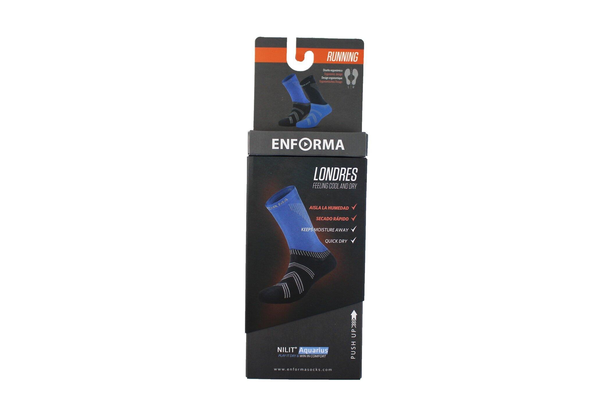 Calza tecnica running media compressione antibatterica 4/4