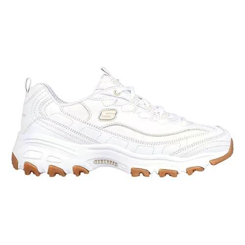 Chaussures Femmes Skechers D´Lites blanc 2/5