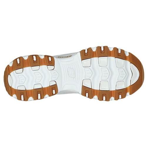Chaussures Femmes Skechers D´Lites blanc 5/5