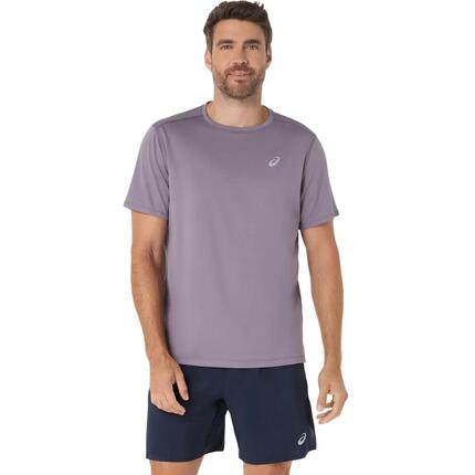 T Shirts Overhemden Heren - ASICS Core SS Top - Lavender Grey