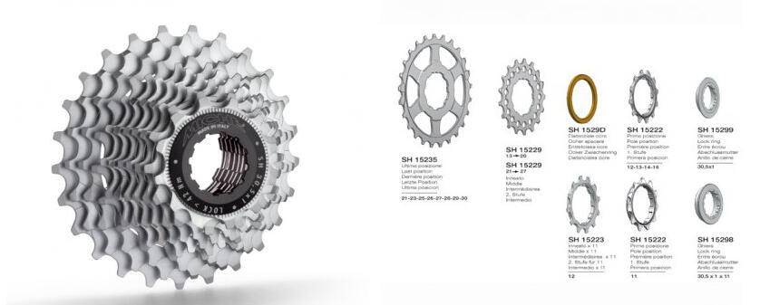 Pignon miche shimano 11v intermed 27d 2/3