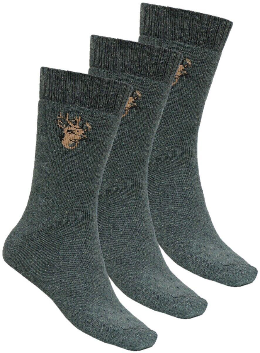 LA CHASSE La Chasse® Jägersocken mit Motiv "Rehbock" im 3er-Pack Jagdsocken von Oefele