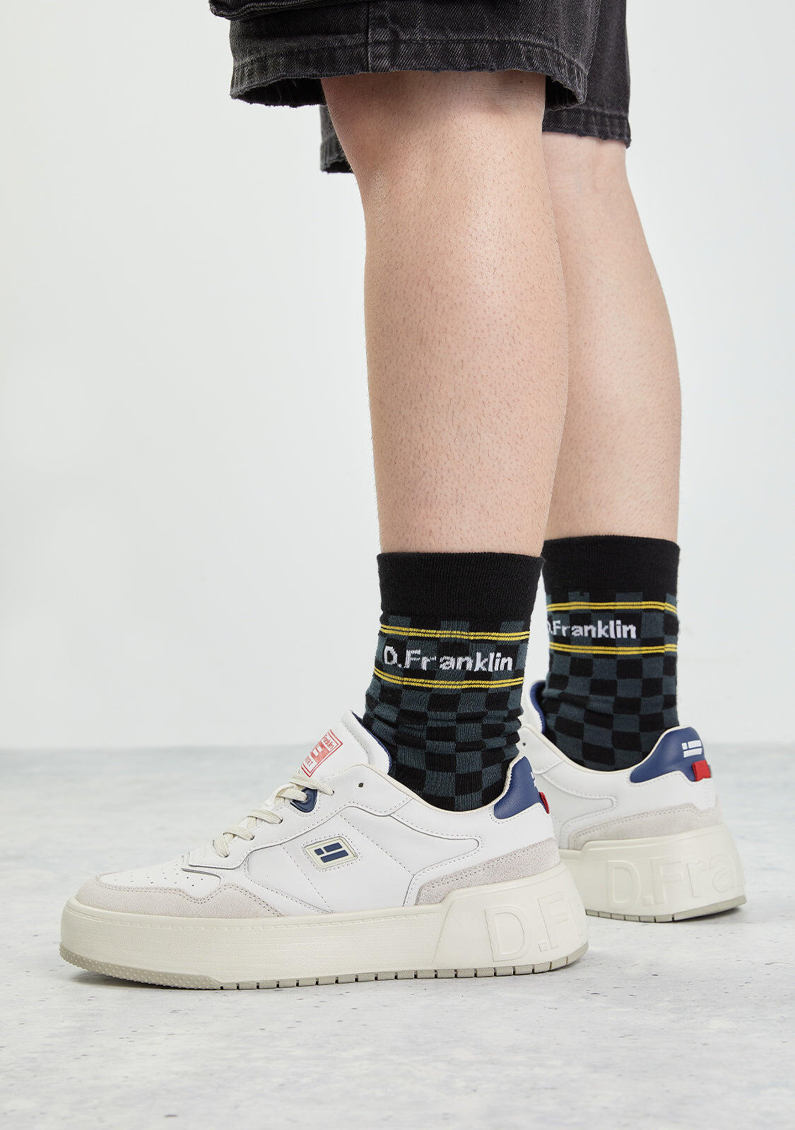 Calzini D. Franklin Check Socks 4/4