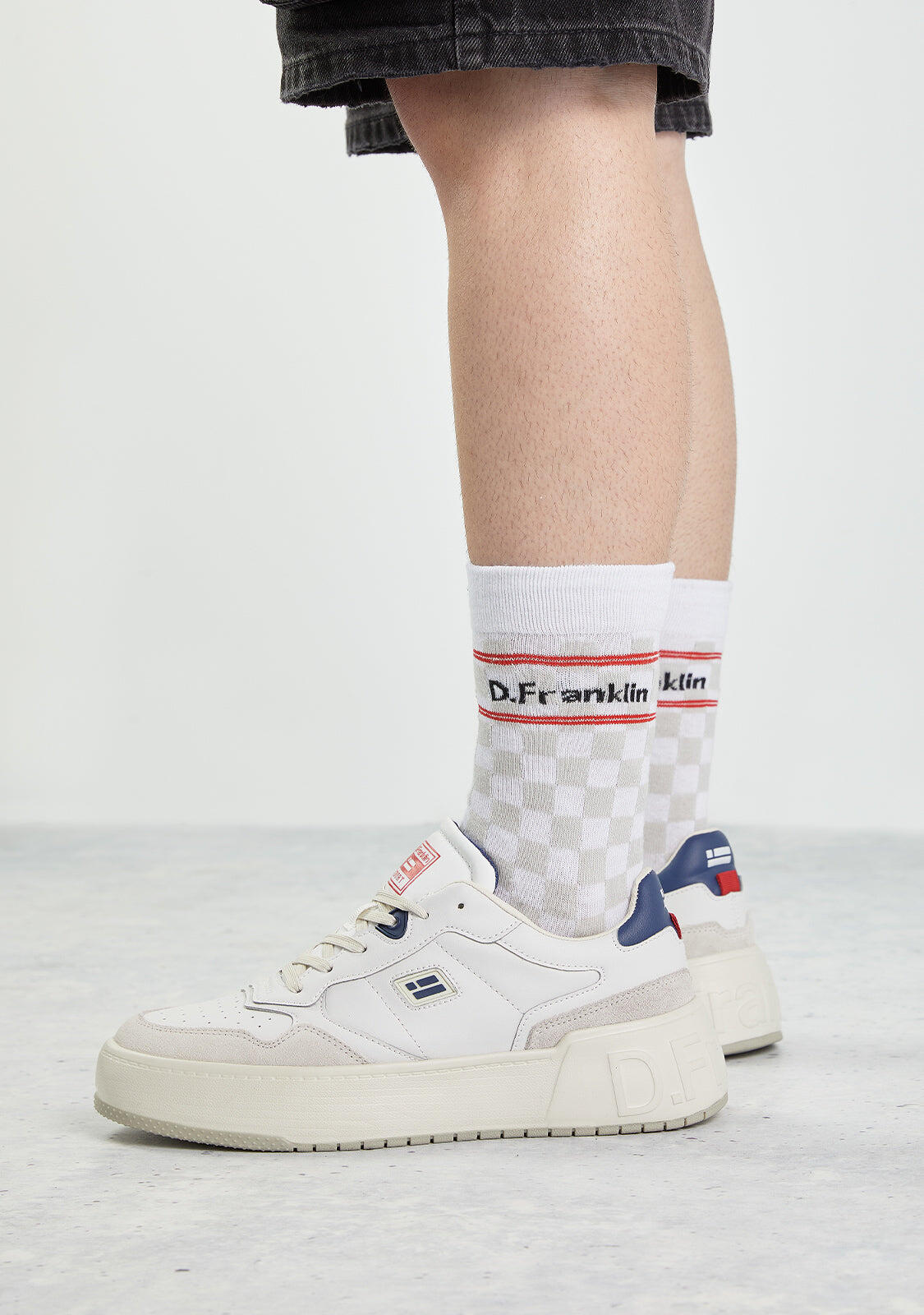 Calzini D. Franklin Check Socks 4/4