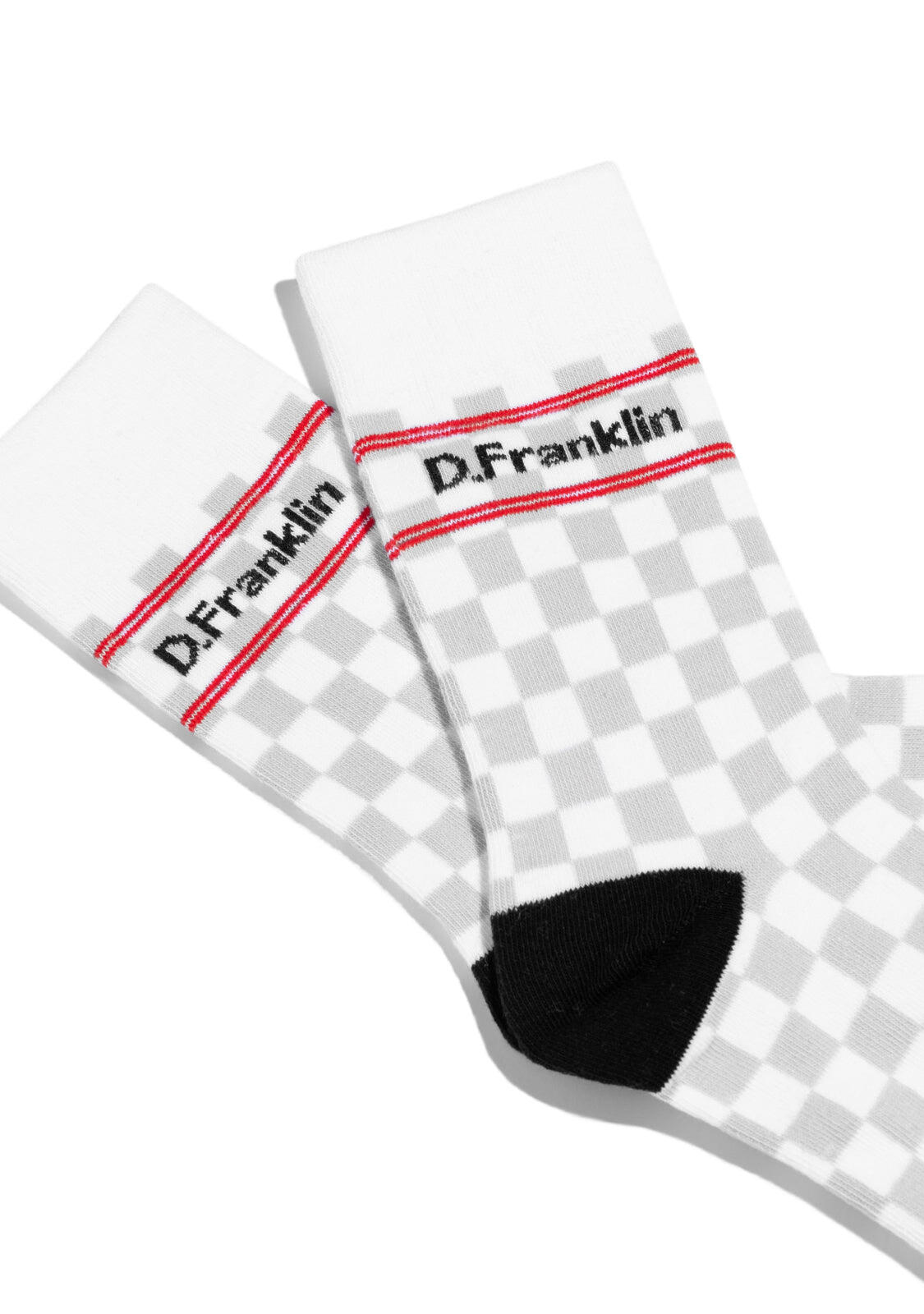 Calzini D. Franklin Check Socks 2/4