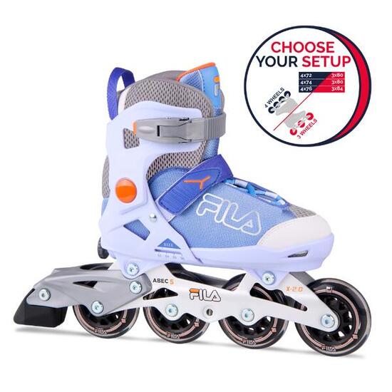 Pattini in Linea Allungabili per Bambina X 2.0 G