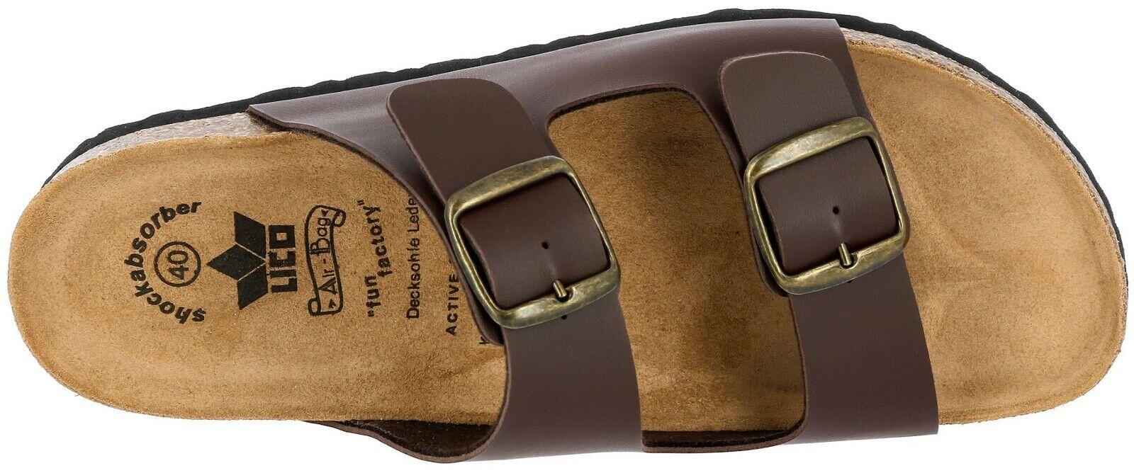 Lico Trekkingpantolette "Amalfi" Sandale braun Pantoffel Herren von Oefele Jagd 4/7