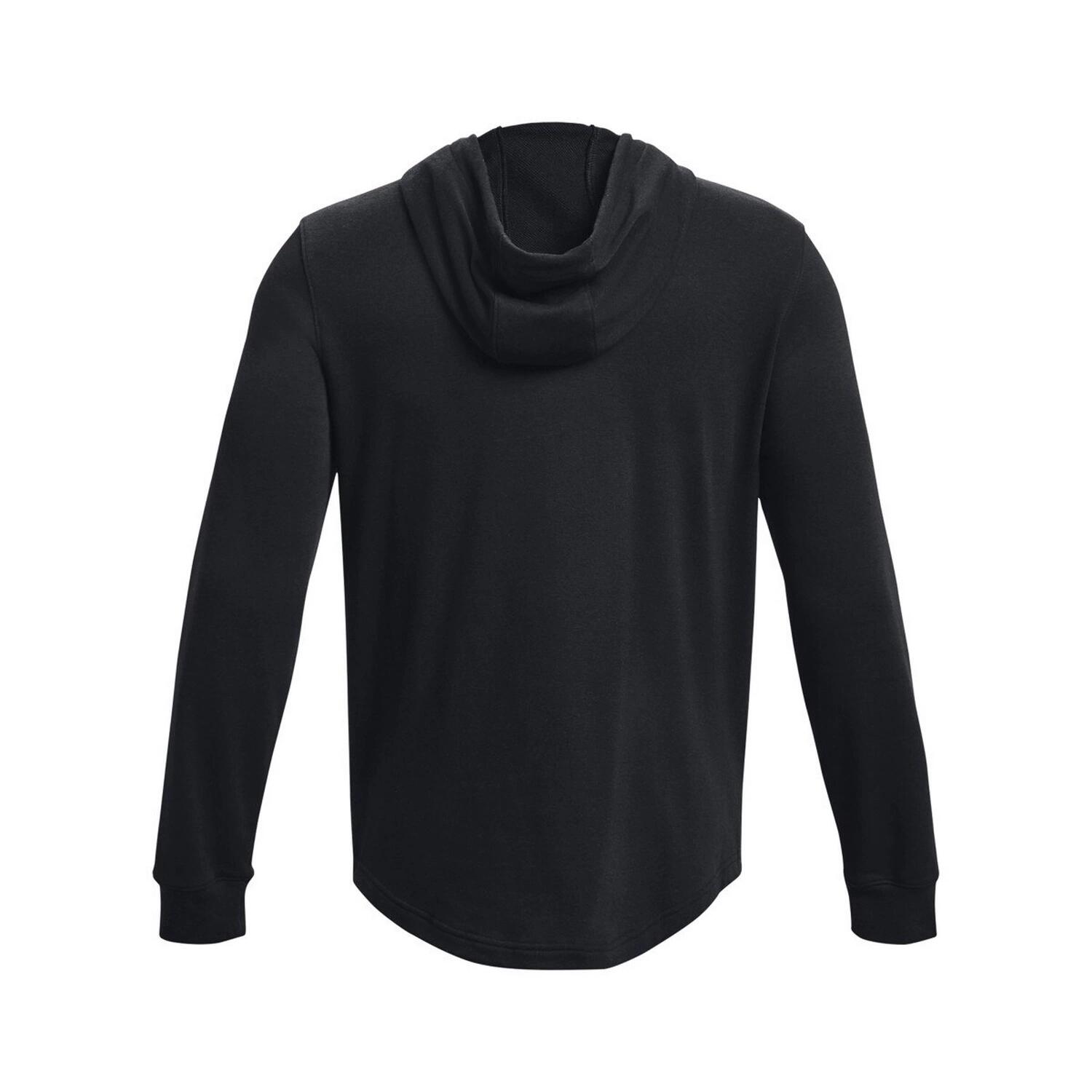 Felpa Con Cappuccio Grafica Uomo Under Armour Rival Nero 6/6