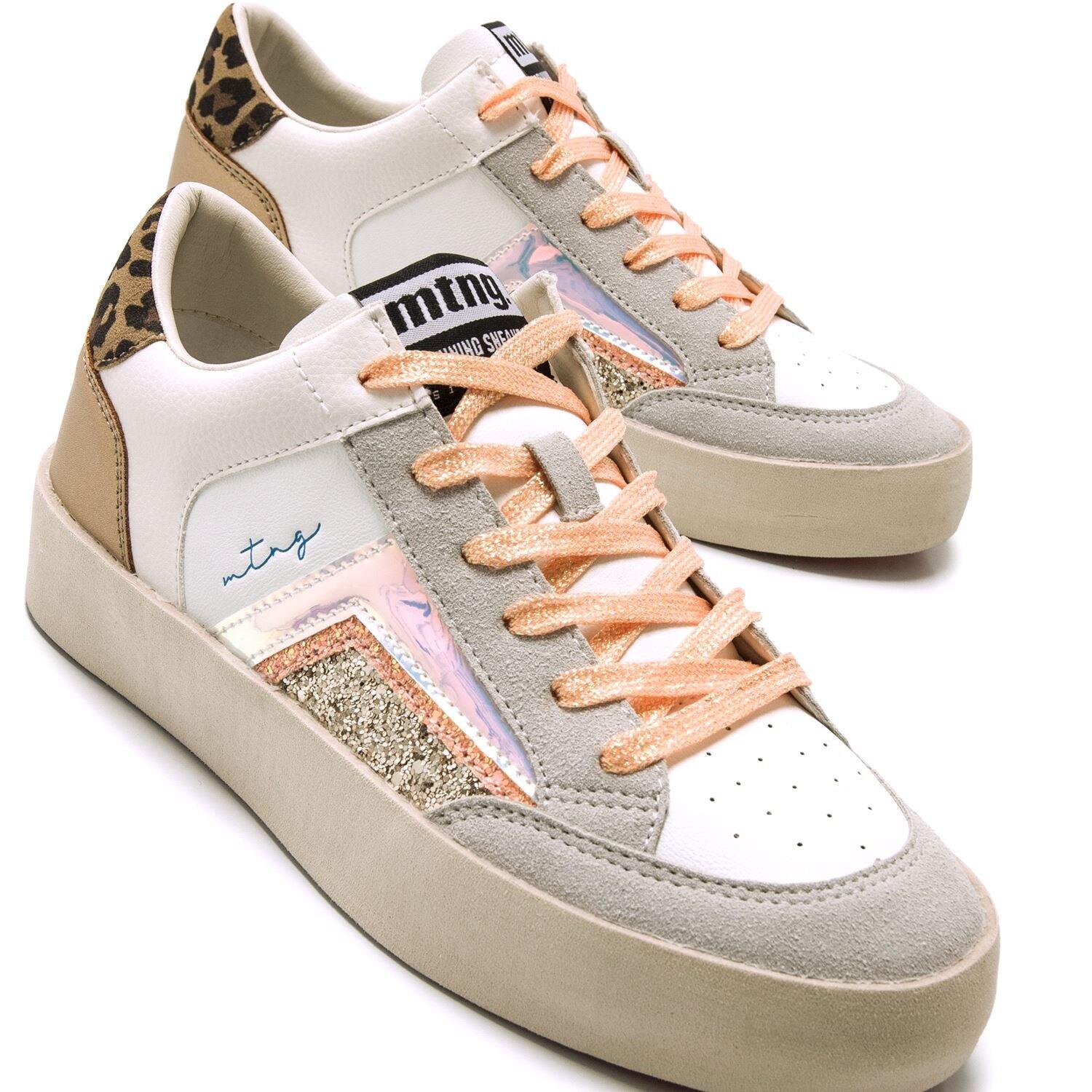 Sneakers femme MTNG Lauper blanc 6/7