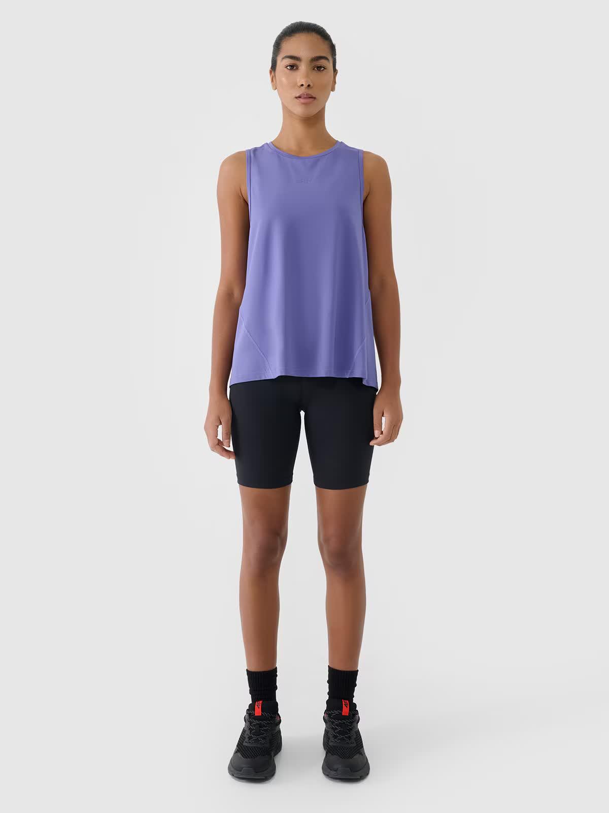 Mouwloos fitness-T-shirt voor dames 3/7