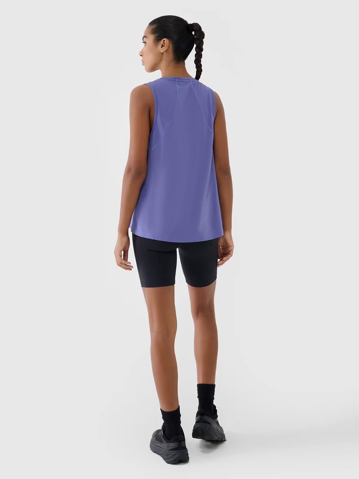 Mouwloos fitness-T-shirt voor dames 4/7