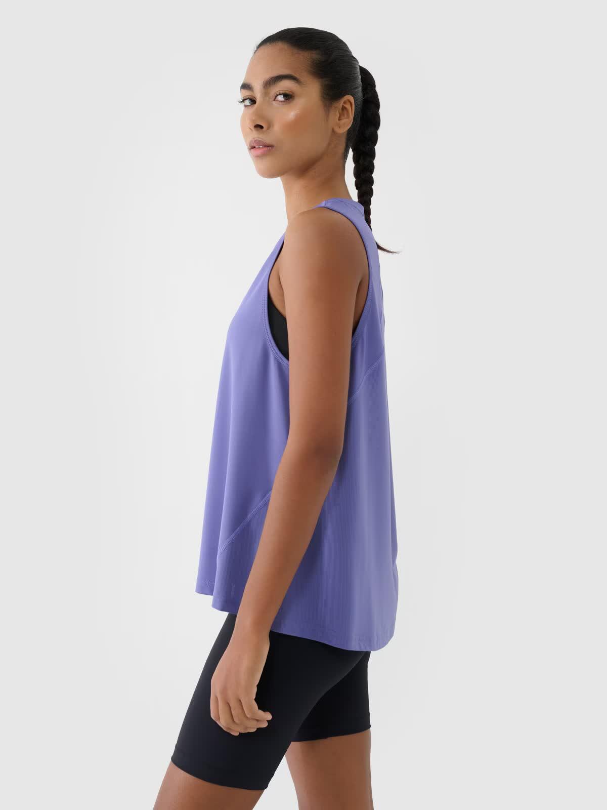 Mouwloos fitness-T-shirt voor dames 5/7