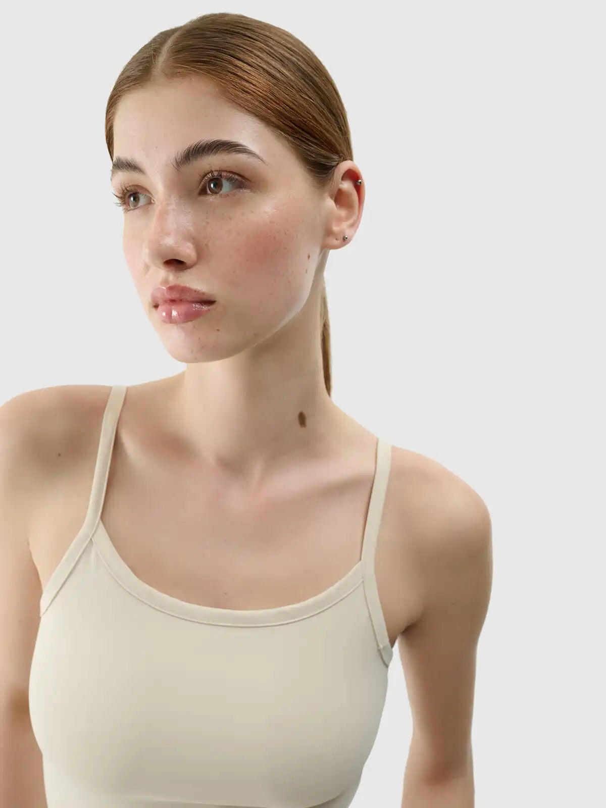 Crop top ajusté pour femme 2/6