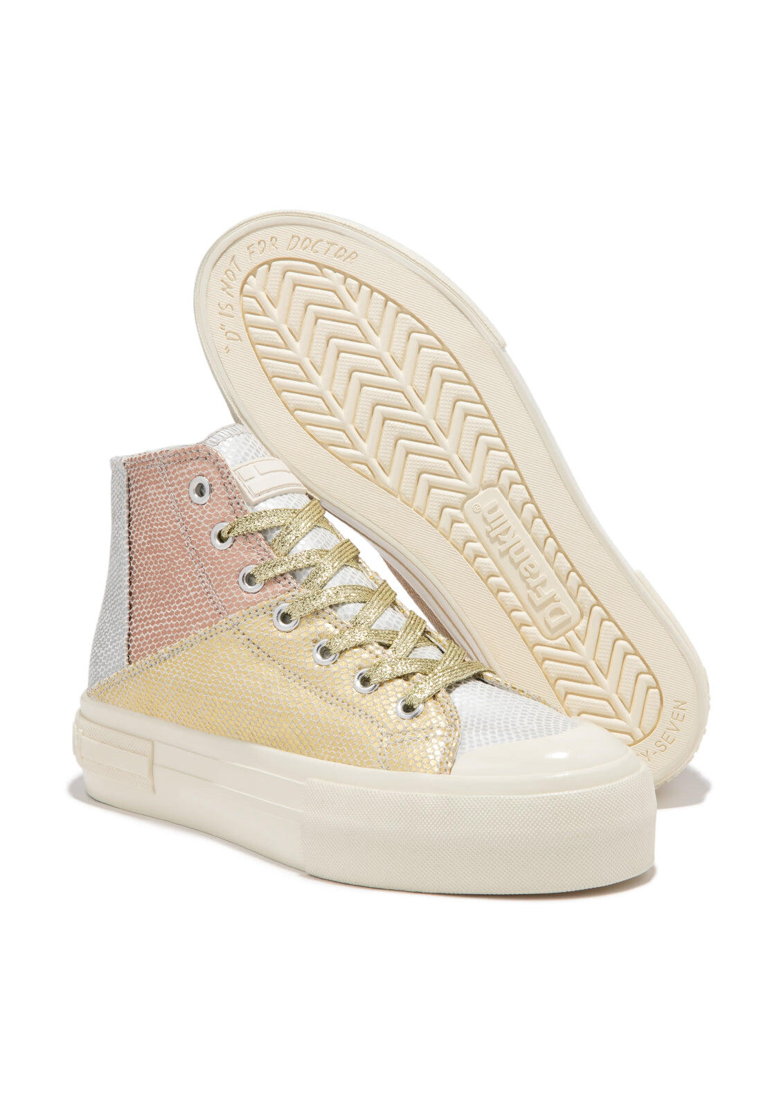Scarpe D. Franklin One Way Patchwork High 3/5