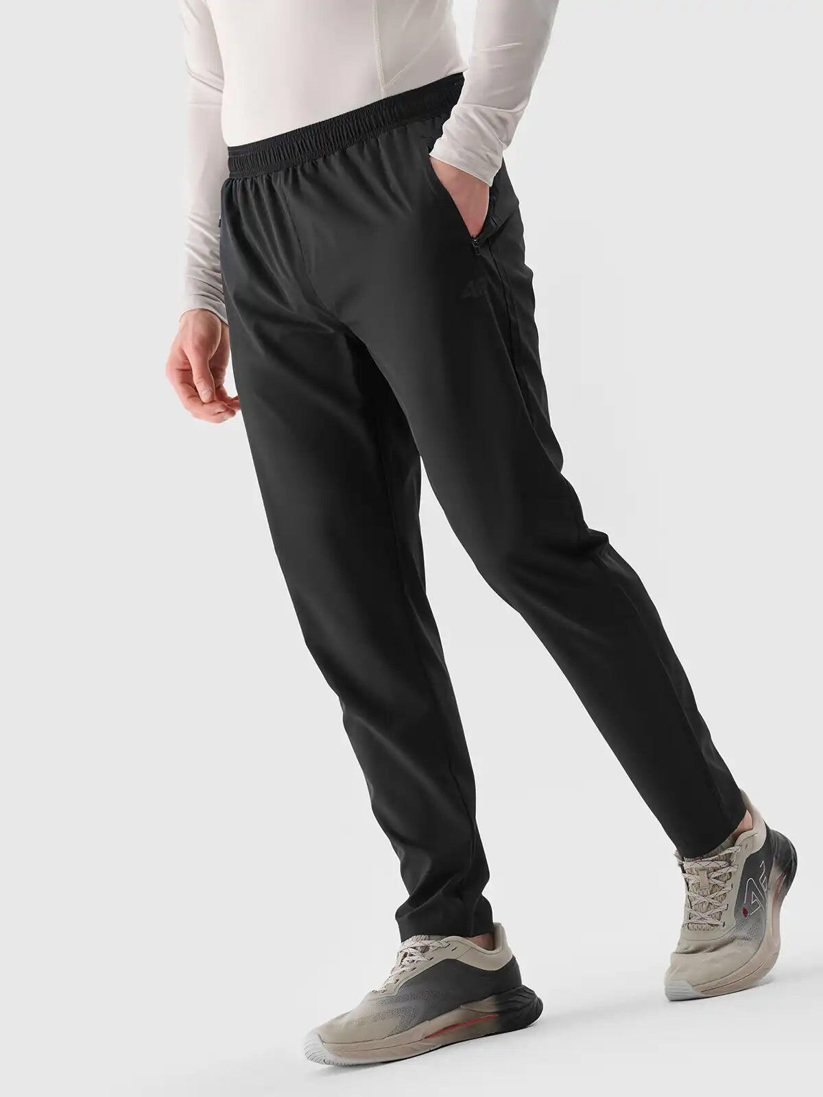Pantaloni da Allenamento da Uomo a Rapida Asciugatura con Tasche con Zip 3/6