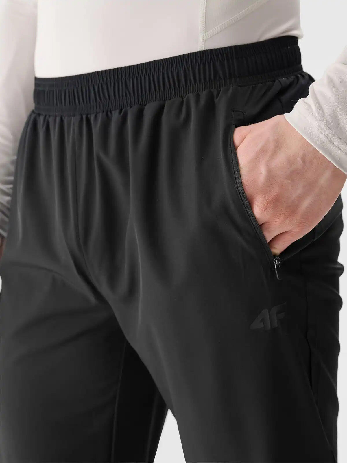 Pantaloni da Allenamento da Uomo a Rapida Asciugatura con Tasche con Zip 6/6