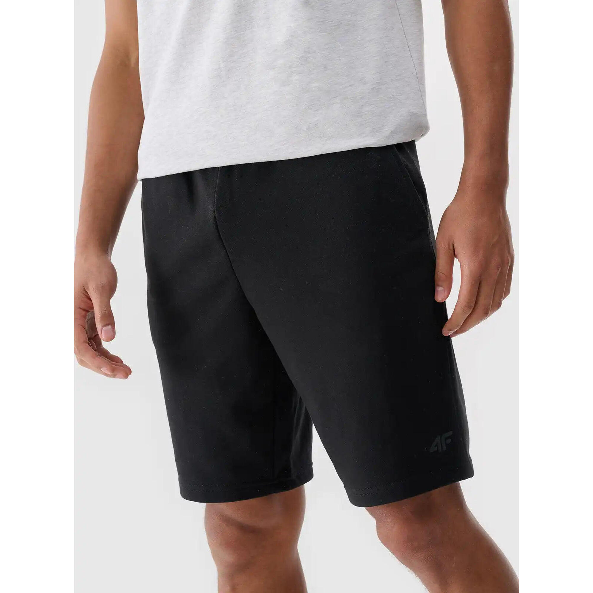 4f - Short De Survêtement Regular Pour Homme - Short - Noir - S - Decathlon